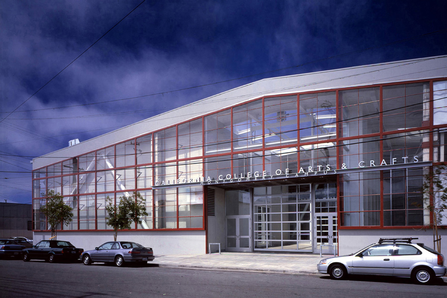 An abandoned bus station in San Francisco was converted into The California College of the Arts, a highly sustainable, solar-heated interdisciplinary educational environment.