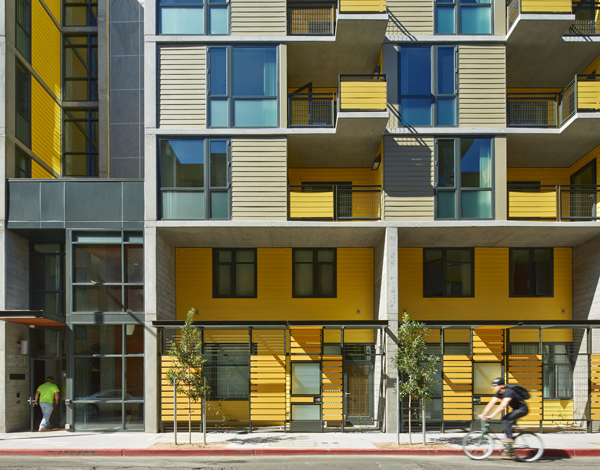 474 Natoma Apartments is an affordable family housing development in San Francisco’s South of Market Redevelopment Area; it integrates many sustainable features resulting in a high Green Point certification.