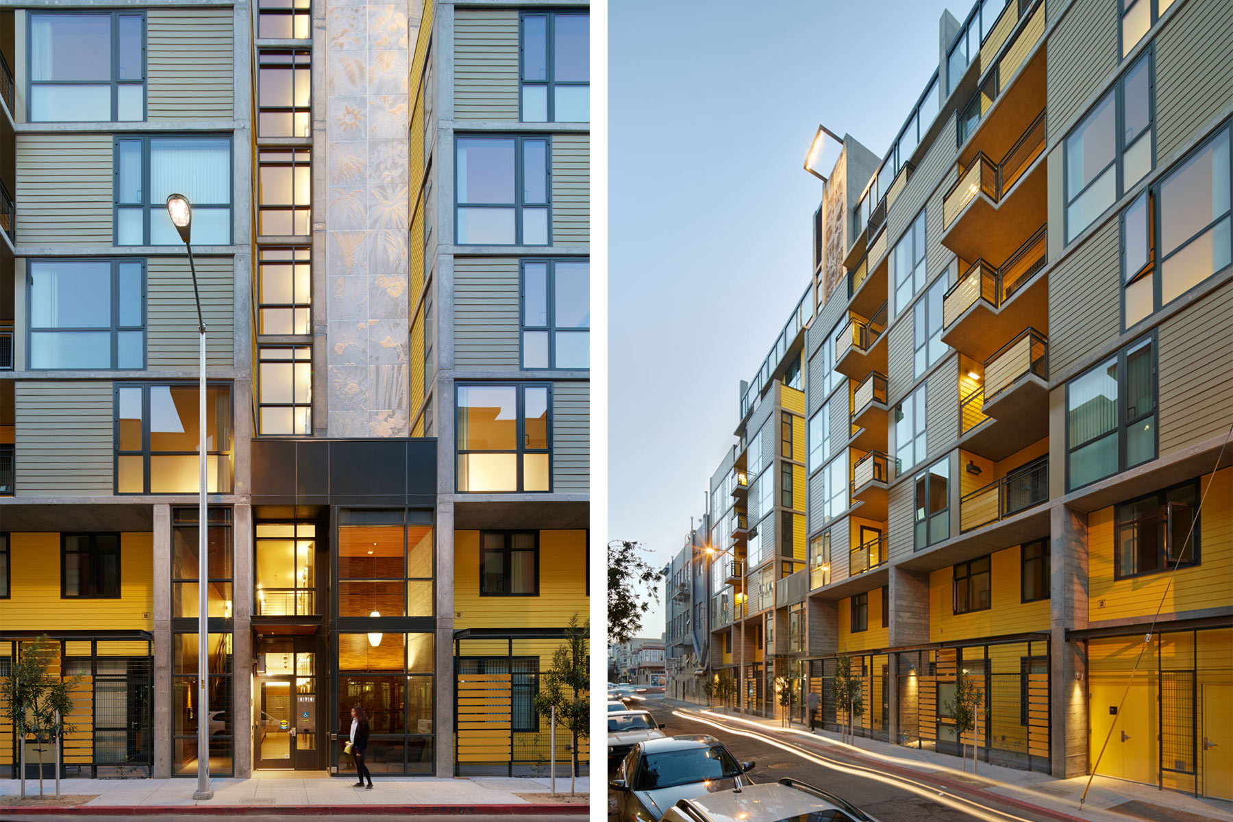 474 Natoma Apartments is an affordable family housing development in San Francisco’s South of Market Redevelopment Area; it integrates many sustainable features resulting in a high Green Point certification.