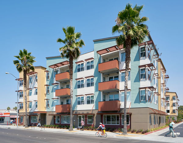 Laguna Commons in the San Francisco Bay Area is located at Fremont’s historic Five Corners area, and provides affordable housing and supportive services for formerly homeless families and veterans.